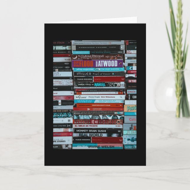 Tarjeta Afiche de Books vintage (Anverso)