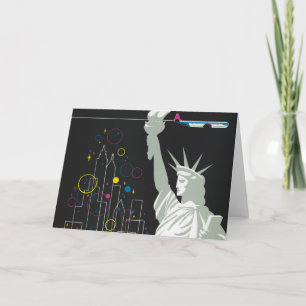 Tarjeta Afiche De Viajes Para Volar Northwest Airlines