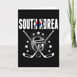 Tarjeta Aficionados de Hockey sobre Hielo de Corea del Sur