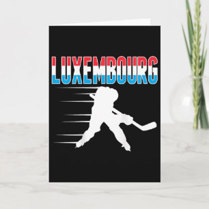 Tarjeta Aficionados de Hockey sobre Hielo de Luxemburgo Je