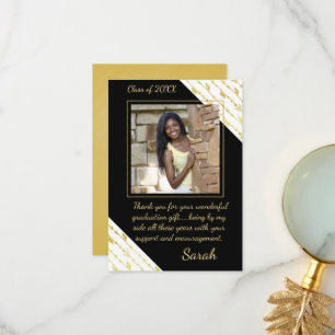 Tarjeta afroamericana de agradecimiento