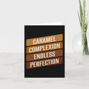 Tarjeta Afromelanin de mujeres negras dice Mono de la Hist