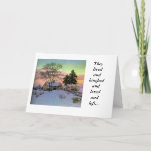 Tarjeta Afterglow, 1947, aceite en lona, vivieron y la…