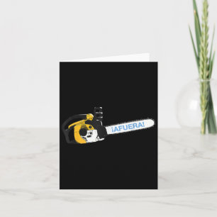 Tarjeta Afuera Chainsaw - Argentina Milei