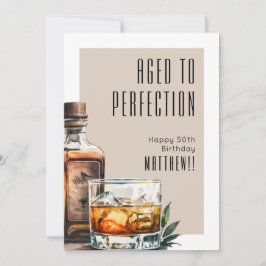 Tarjeta Aged To Perfection Men's Birthday