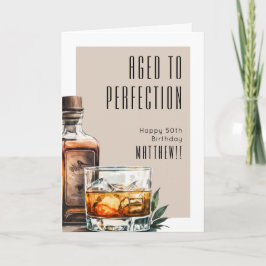 Tarjeta Aged To Perfection Men's Birthday