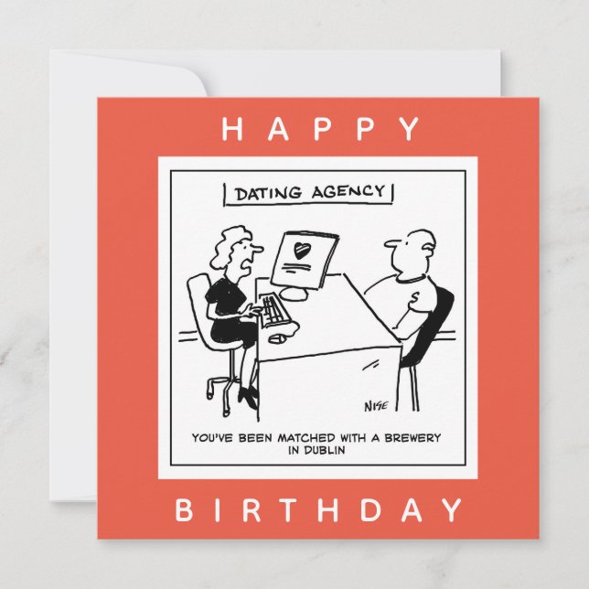 Tarjeta Agencia de citas coincide con un Personalizado gra (Anverso)