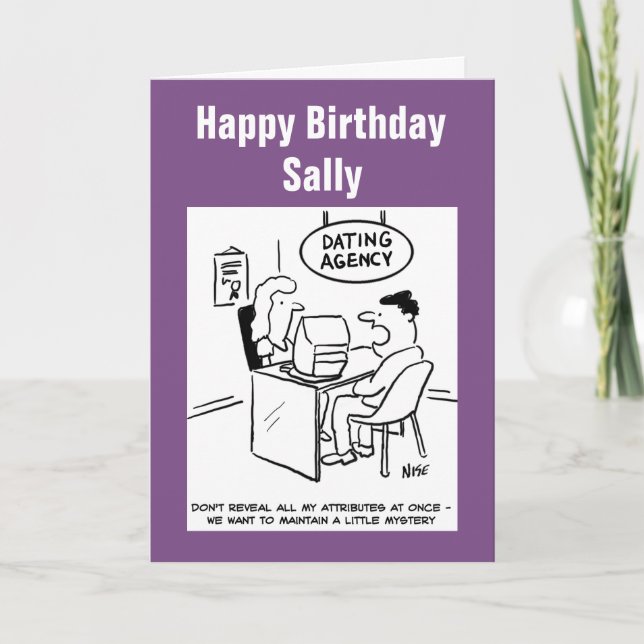 Tarjeta Agencia de citas - no revelar todos mis atributos (Anverso)