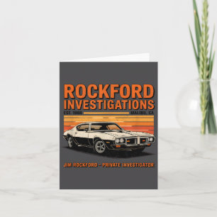 Tarjeta Agencia de detectives Rockford - Archivos de Rockf