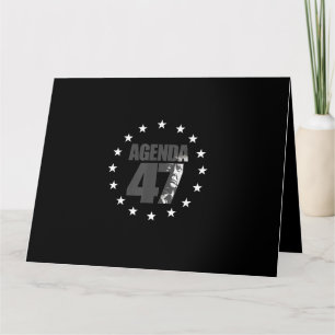 Tarjeta Agenda 47 Fechas de la campaña de reelección patri