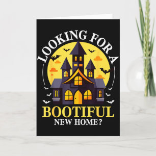 Tarjeta Agente de bienes raíces de Halloween Realtor diver