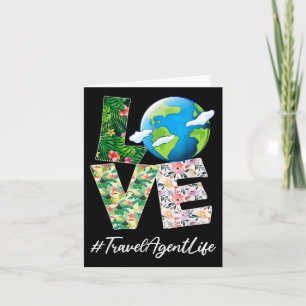 Tarjeta Agente de viajes Amor Día Mundial de la Tierra 52 
