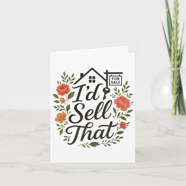 Tarjeta Agente inmobiliario que vendería eso (Anverso)