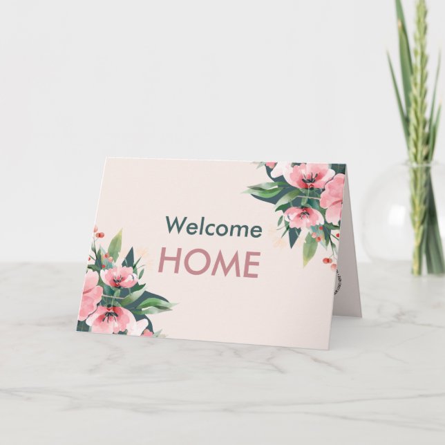 Tarjeta Agente Inmobiliario Rosa Día de Cierre Flor de Rub (Anverso)