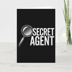 Tarjeta Agente Secreto - Inspector de Disfraz de Agente Se