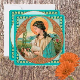 Tarjeta Agnes de Roma (BK 006)