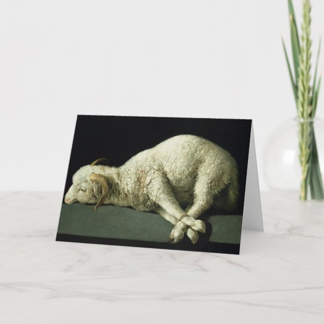 Tarjeta Agnus Dei, c.1635-40 (Anverso)