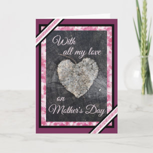 Tarjeta Agradable carta del Día de la Madre de la Obra Mae