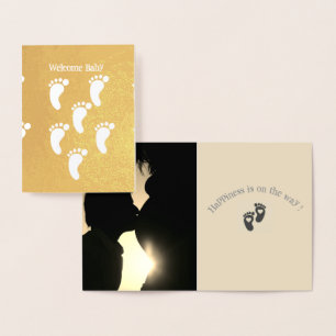 Tarjeta agradable del Relieve metalizado