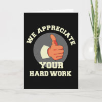 Agradecemos Tu Duro Trabajo