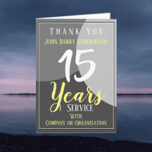 Agradecer al empleado por el servicio largo