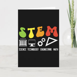 Tarjeta Agradecimiento a Profesores de Stem Divertidos Ens