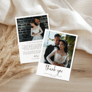 Tarjeta Agradecimiento de boda de pollo Country Farm