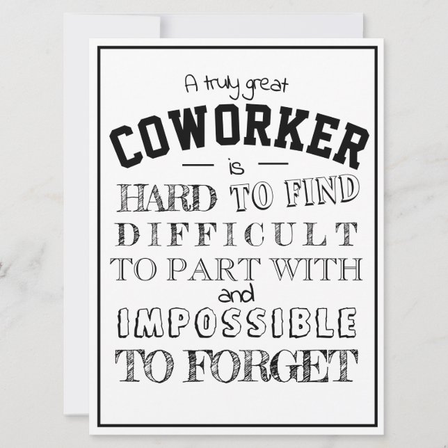 Tarjeta Agradecimiento de los trabajadores Gracias regalo  (Anverso)