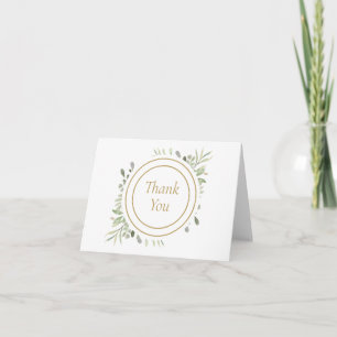 Tarjeta Agradecimiento floral de vegetación del país