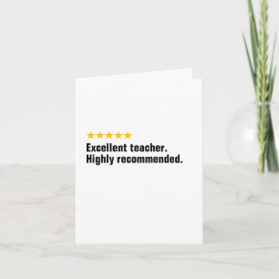 Tarjeta Agradecimiento Minimalista para Maestros