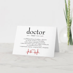 Tarjeta Agradecimiento Personalizado al Médico