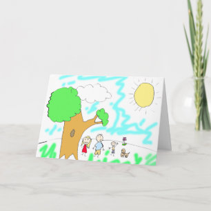 Tarjeta Agrega el Arte de tu Hijo a este Día del Padre