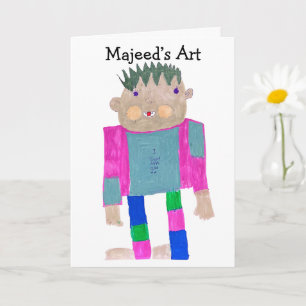 Tarjeta Agrega el arte de tu hijo a esto