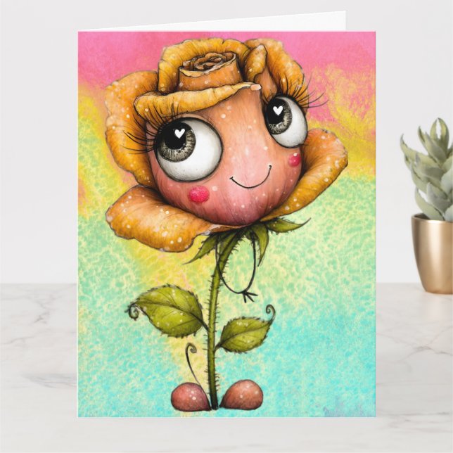 Tarjeta *Agrega tu mensaje especial* (Planta pequeña)