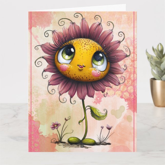 Tarjeta Agrega tu mensaje especial (Planta pequeña)