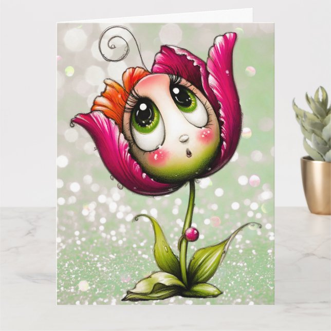 Tarjeta Agrega tu mensaje especial (Planta pequeña)