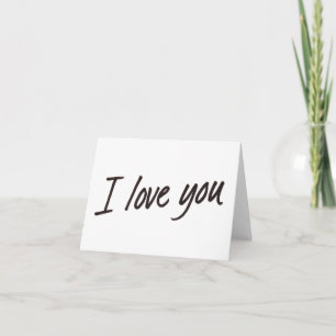 Tarjeta AGREGA TU PROPIO TEXTO Te Amo