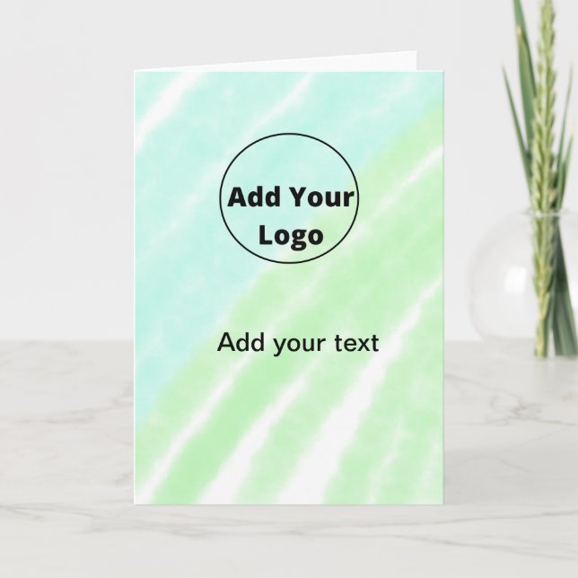 Tarjeta agrega tu texto simple minimal personalizado agreg (Anverso)