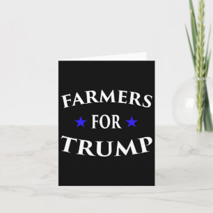 Tarjeta Agricultores Para Trump Farm Ranch Tractor Heartla