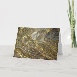 Tarjeta Agua de oro de la fuente