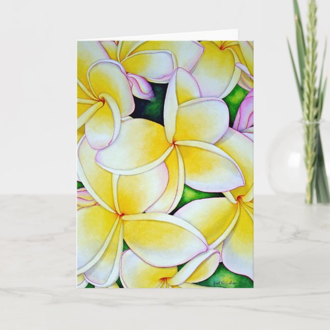 Tarjeta Agua Frangipani (Anverso)