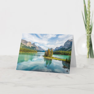 Tarjeta Agua   Lago Maligno, Parque Nacional Jasper, Canad