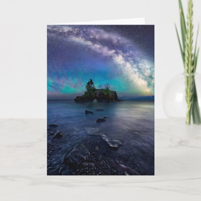 Tarjeta Agua | Lago Superior Minnesota (Anverso)