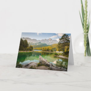 Tarjeta Agua   Montañas Dachstein Lago Alemania