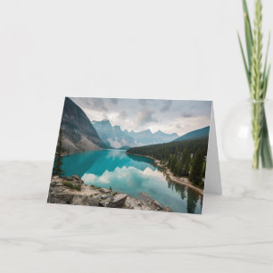 Tarjeta Agua   Moraine Lake Alberta Canadá