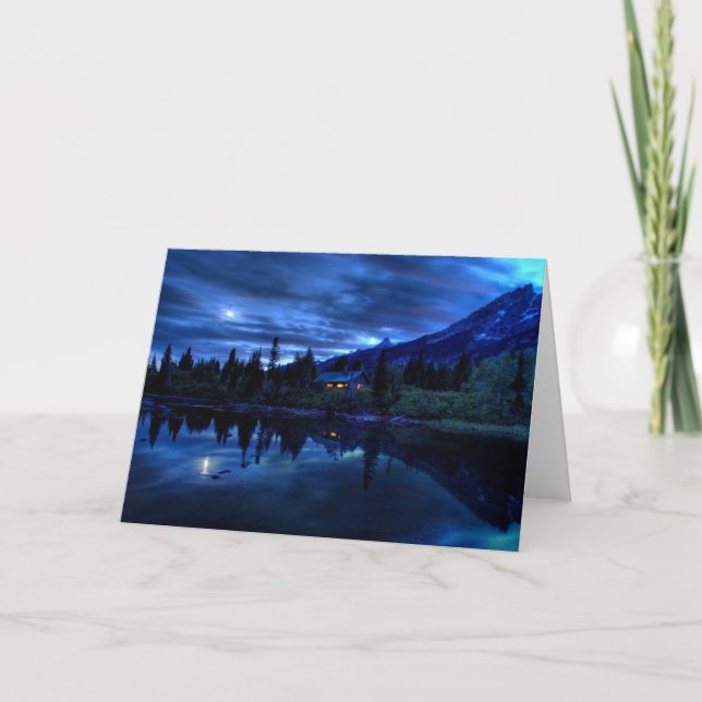 Tarjeta Agua | Parque nacional Jenny Lake Grand Teton (Anverso)