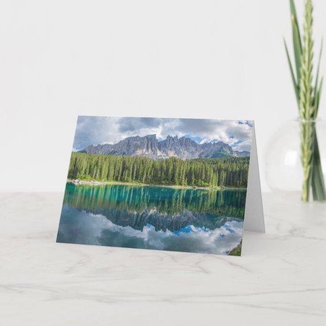 Tarjeta Agua | Sierra de Latemar (Anverso)