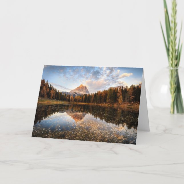 Tarjeta Agua | Tre Cime Di Lavaredo Italia (Anverso)