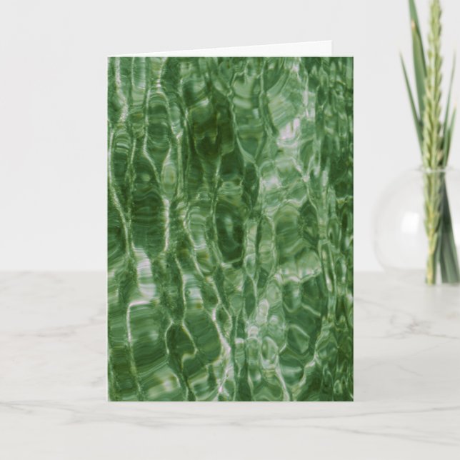 Tarjeta Agua verde (Anverso)