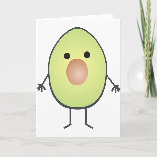 Tarjeta aguacate (Anverso)